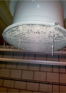 Vervuilde ventilator